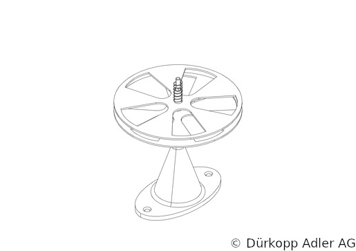 0069 000854 — опора катушки 170 мм
