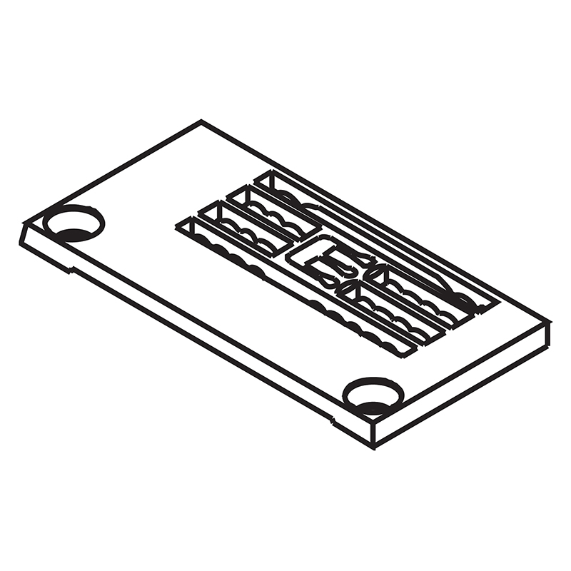 14-864 Needle Plate — Needle Plate for Kansai Special Coverstitch Machine Suitable for machine: