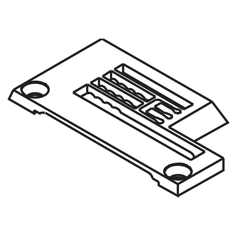 14-866 Needle Plate — Needle Plate for Kansai Special Coverstitch Machine Suitable for machine:
