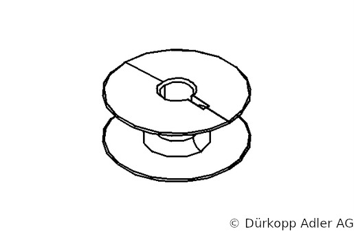 0167 001800 — bobbin, black