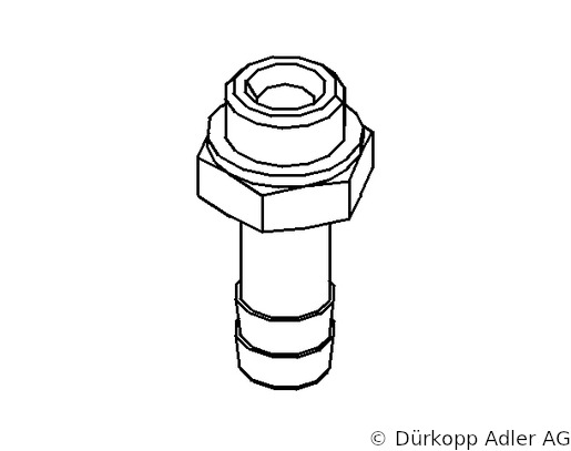 0744 001796 — hose socket