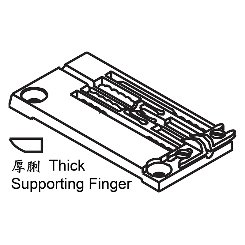 Y3508031L Needle Plate — Needle Plate for Yamato Coverstitch Machine Suitable for machine: