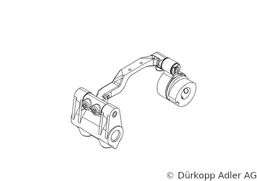 0281 160324 — держатель зубчатой рейки